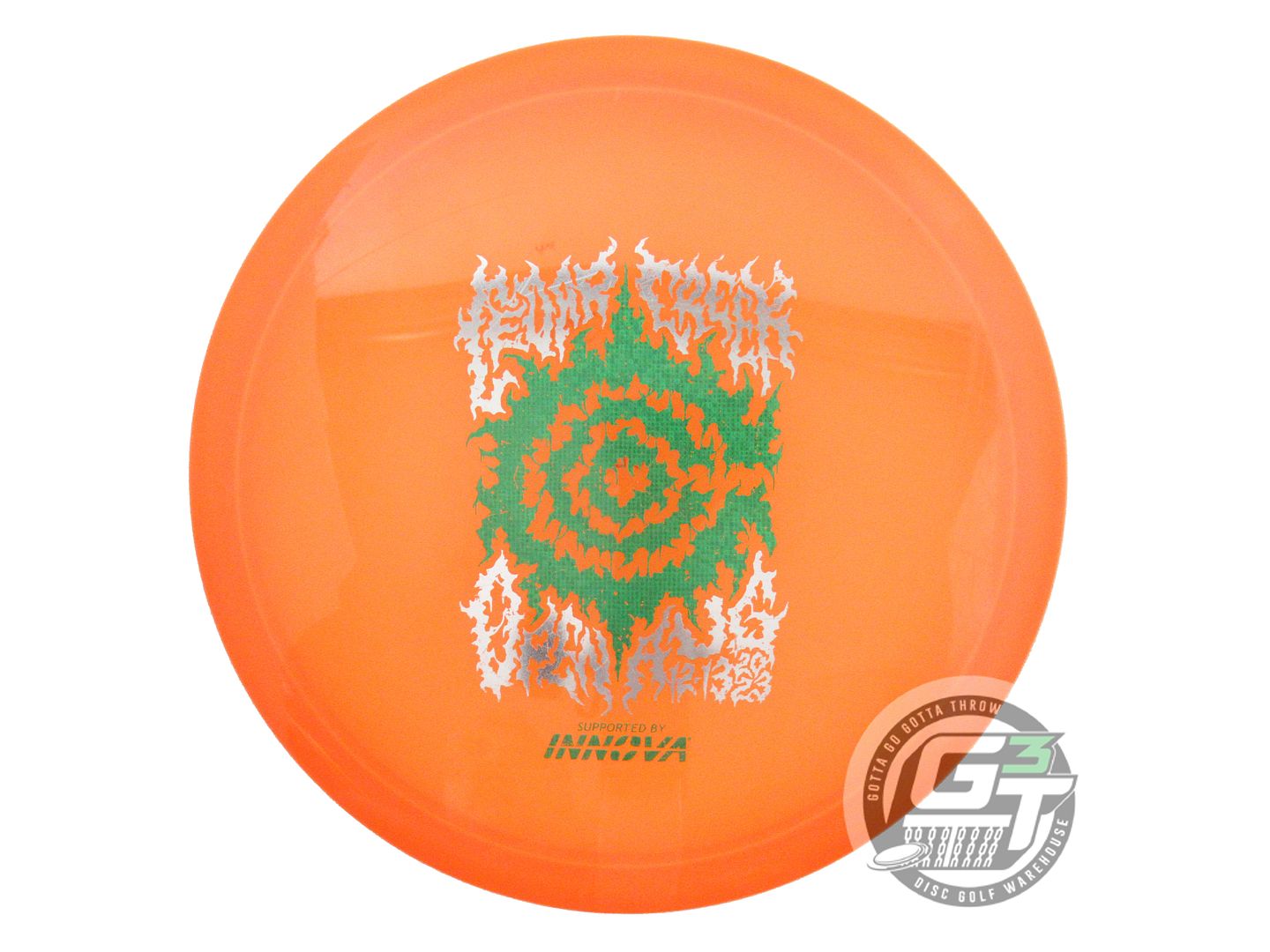 USED Innova Champion Mako3 178g Orange Silver & Green Matrix Midrange Golf Disc