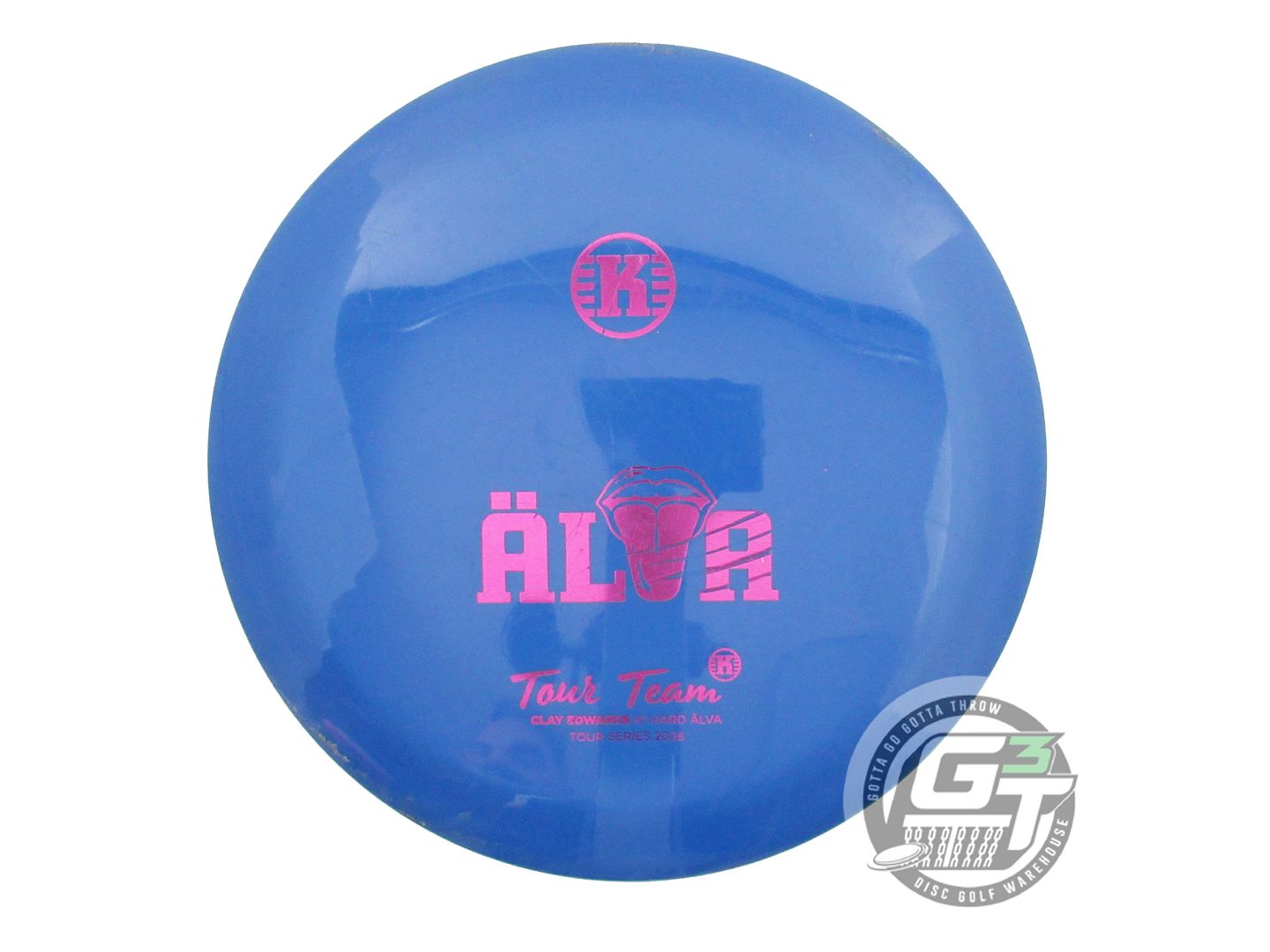 USED Kastaplast [EDWARDS] K1 Hard Alva 174g Blue Magenta Foil Driver Golf Disc