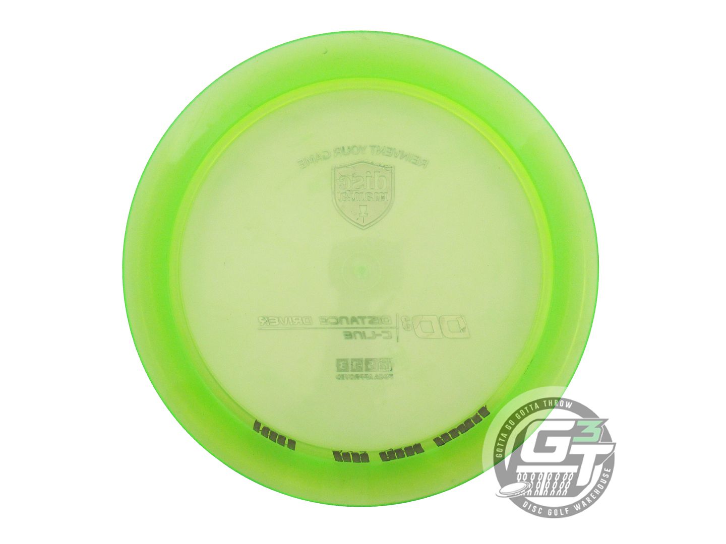 USED DiscMania C-Line DD3 173g Lime Teal Foil Distance Driver Golf Disc