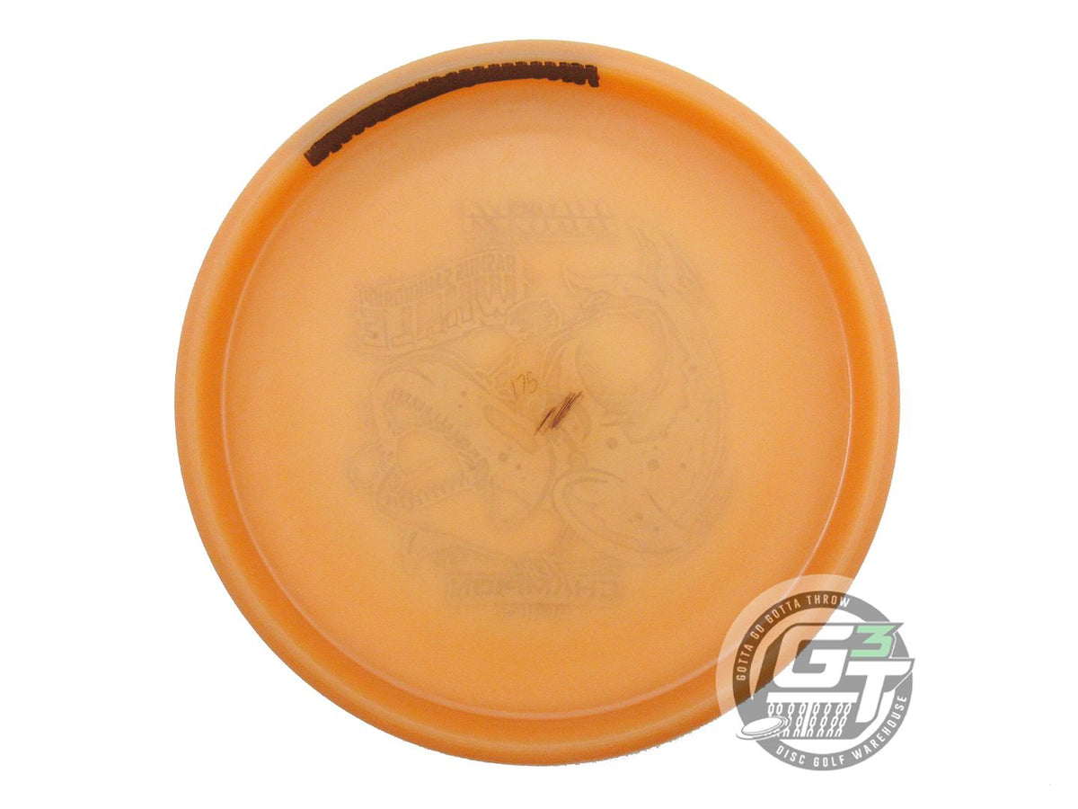 USED Innova [SAUKKORIIPI] Glow Champion Whale 175g Peach Black Stamp Putter Disc