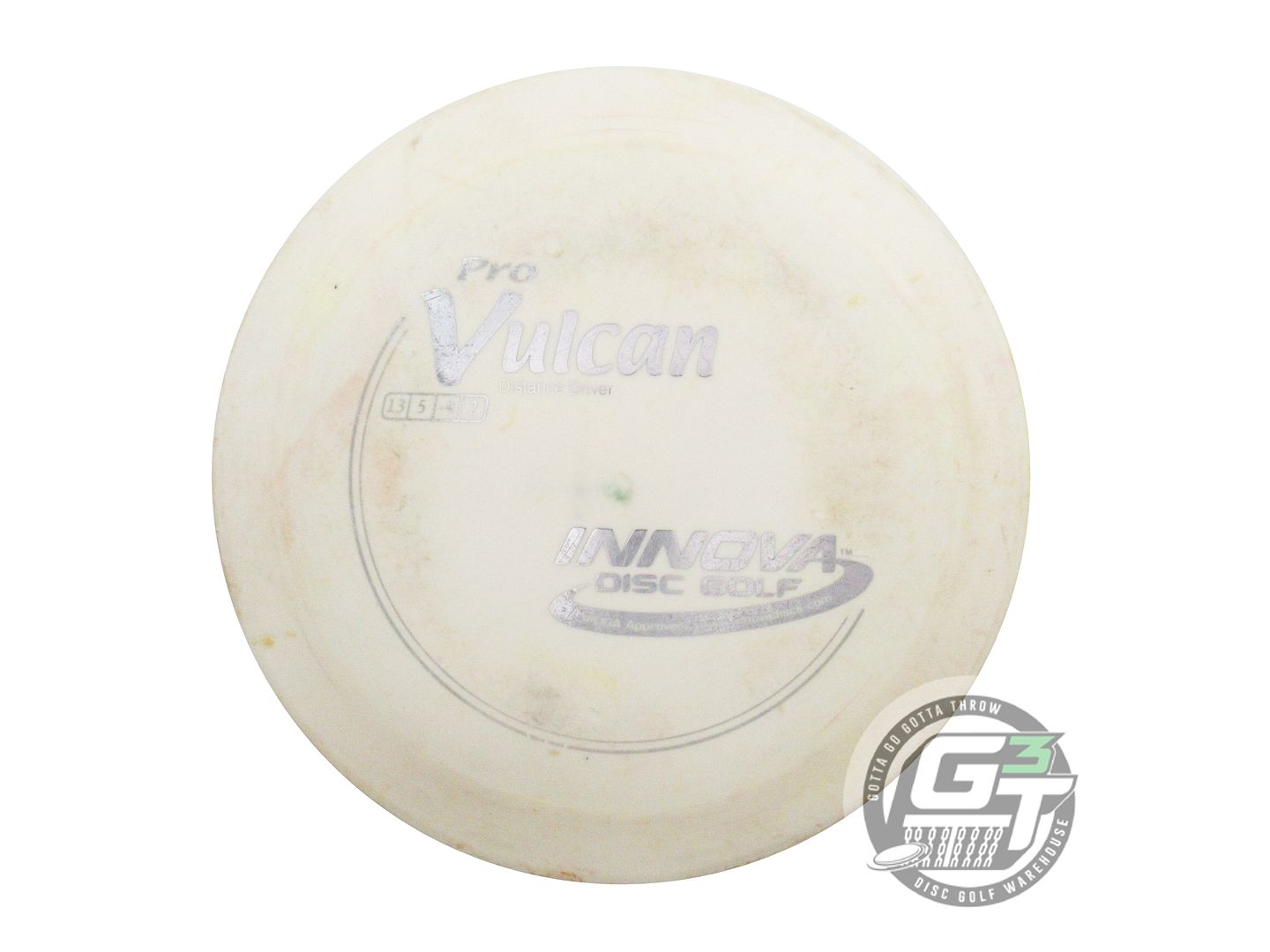 USED Innova Pro Vulcan 168g White Silver Foil Distance Driver Golf Disc