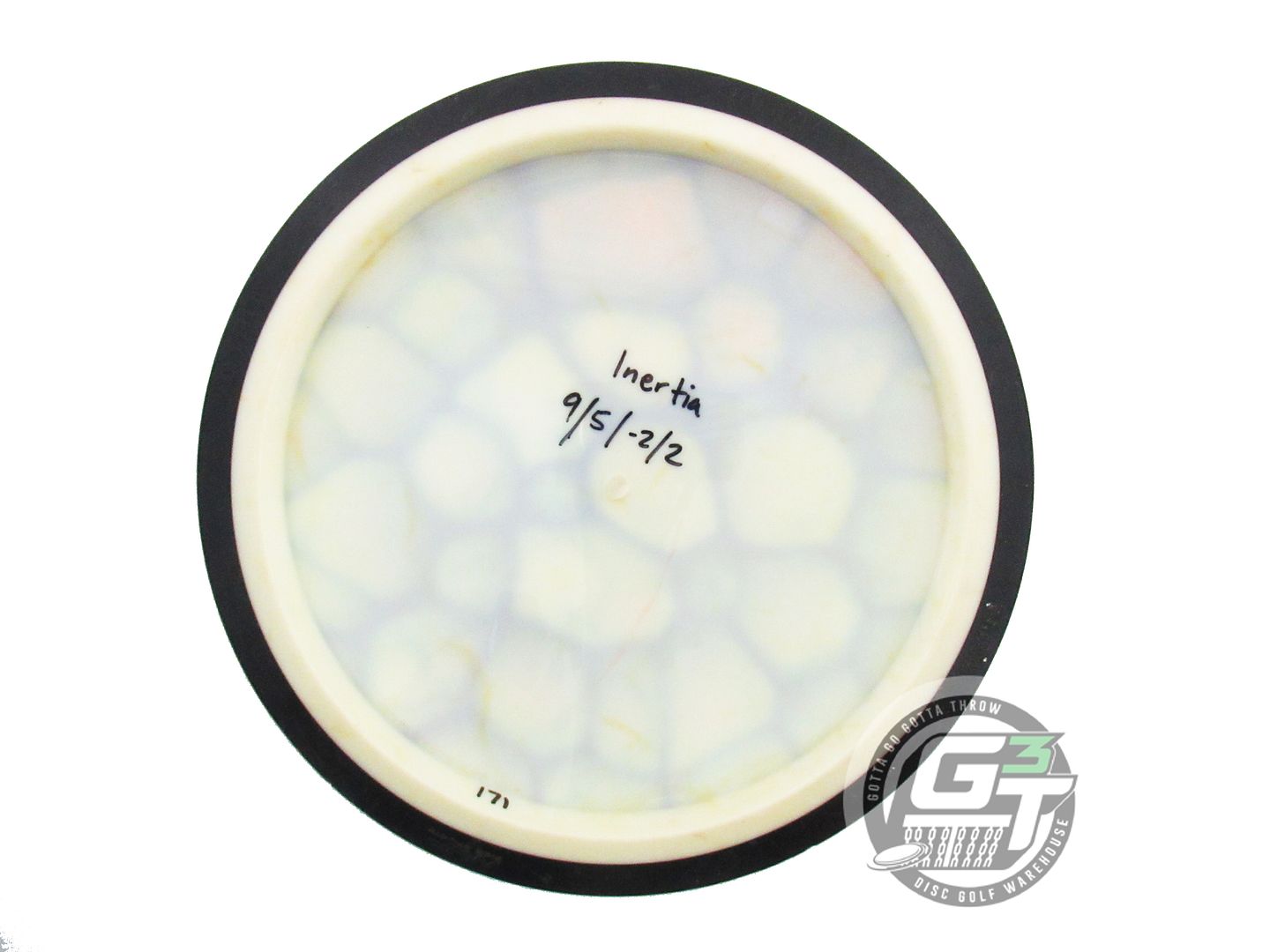 USED MVP Disc Sports X-OUT Neutron Inertia 171g White HOME DYED Driver Golf Disc