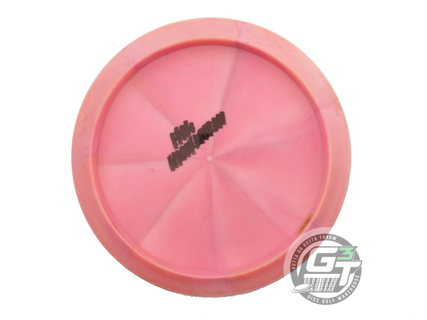 USED Discraft [CAPTAIN'S] ESP Raptor 175g Pink Gold Glitter Distance Driver Disc