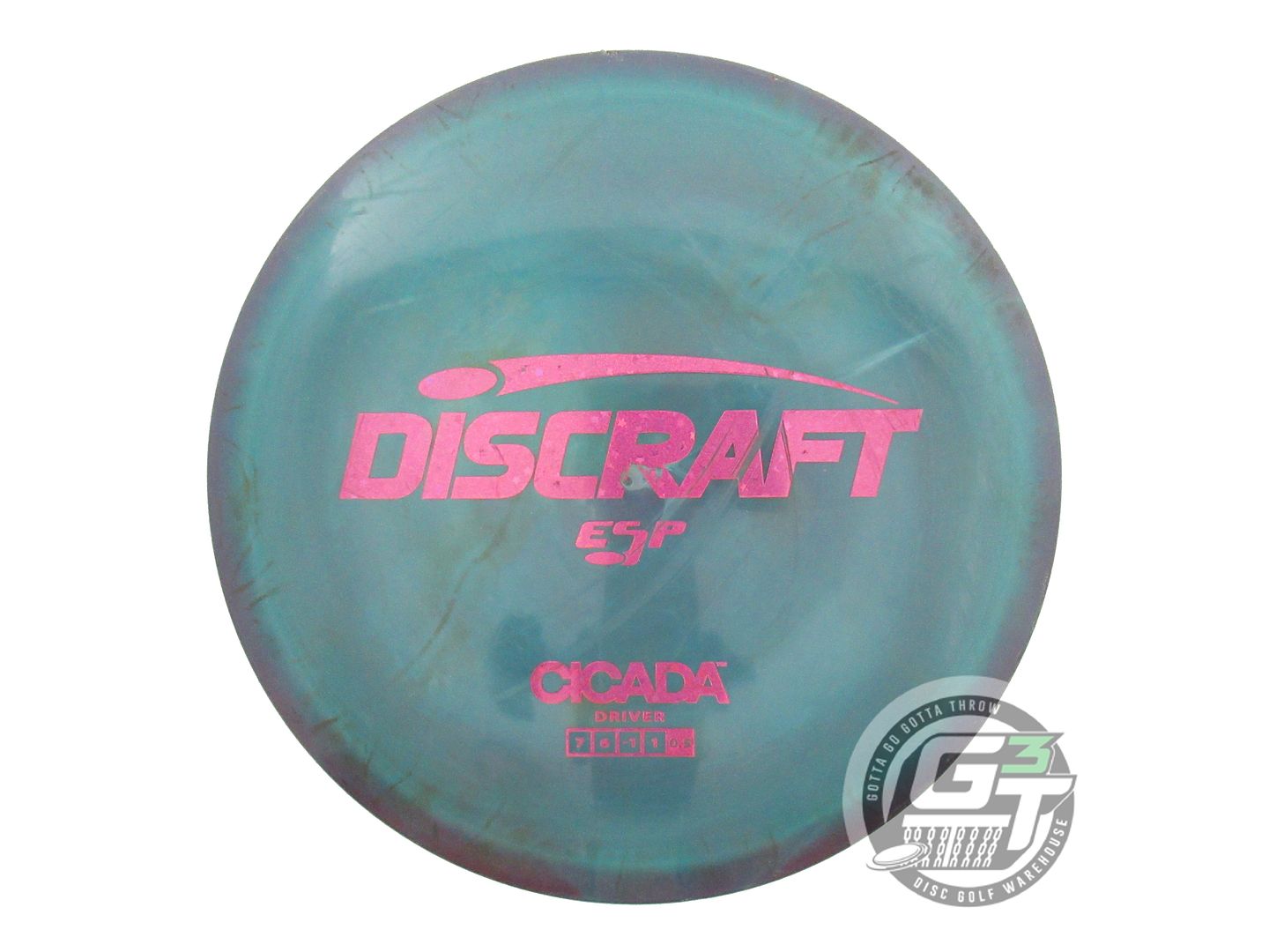 USED Discraft ESP Cicada 165g Purple-Green Magenta Star Fairway Driver Golf Disc