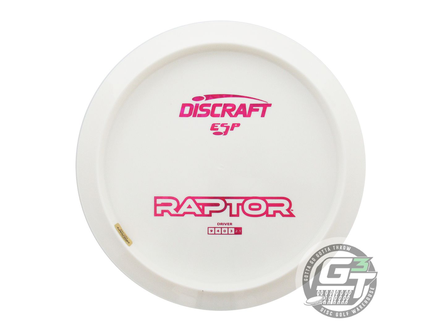 Discraft Dye Pack Bottom Stamp ESP Raptor Distance Driver Golf Disc (Individually Listed) - Gotta Go Gotta Throw