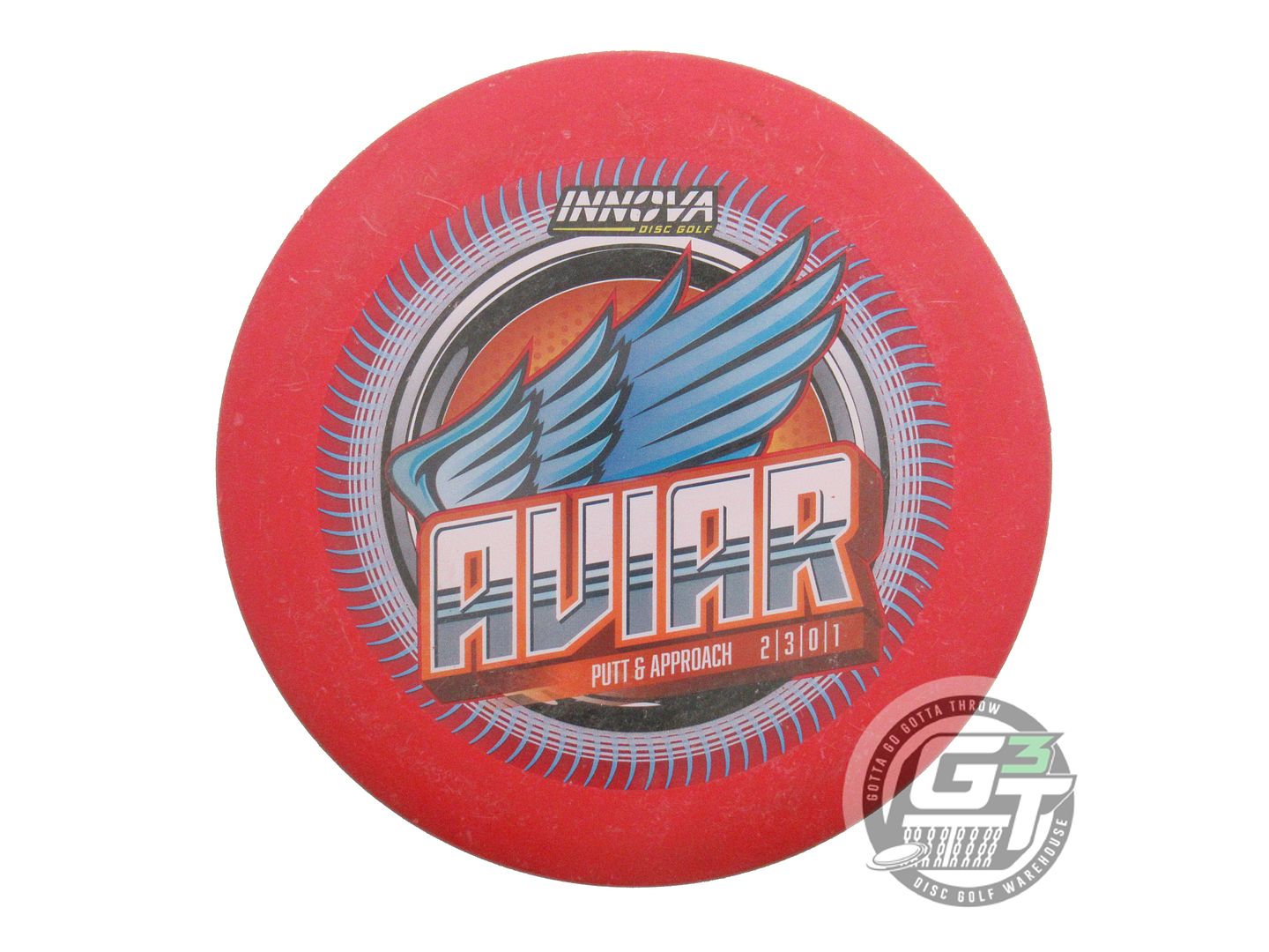 USED Innova DX Aviar 172g Red FullColor Putter Golf Disc