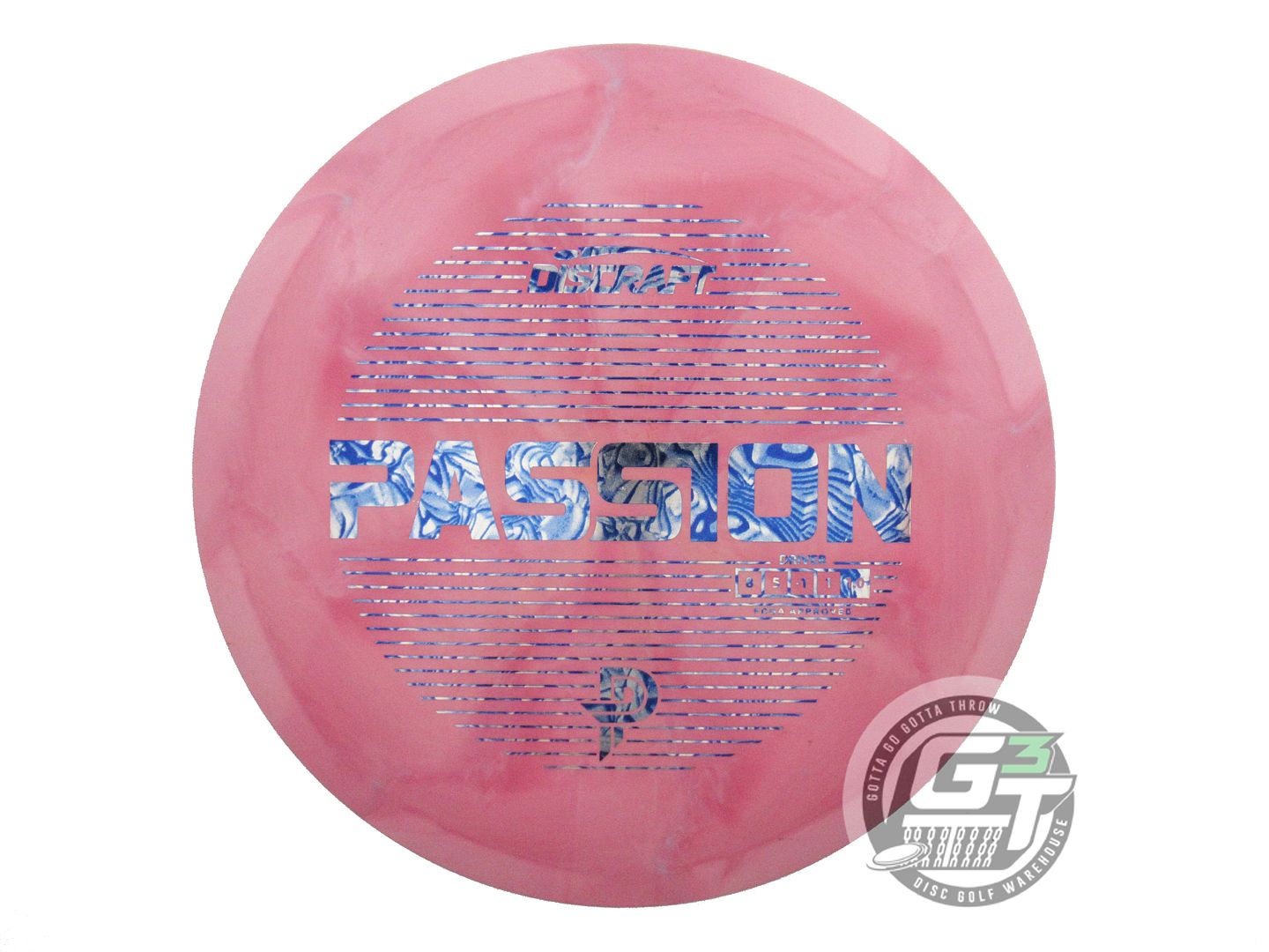 USED Discraft [PIERCE] ESP Passion 171g Pink Blue Swirl Foil Driver Golf Disc