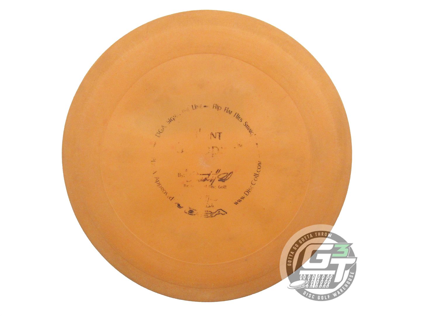 USED DGA Signature Line Blunt Gumbputt 171g Orange Black Stamp Putter Golf Disc