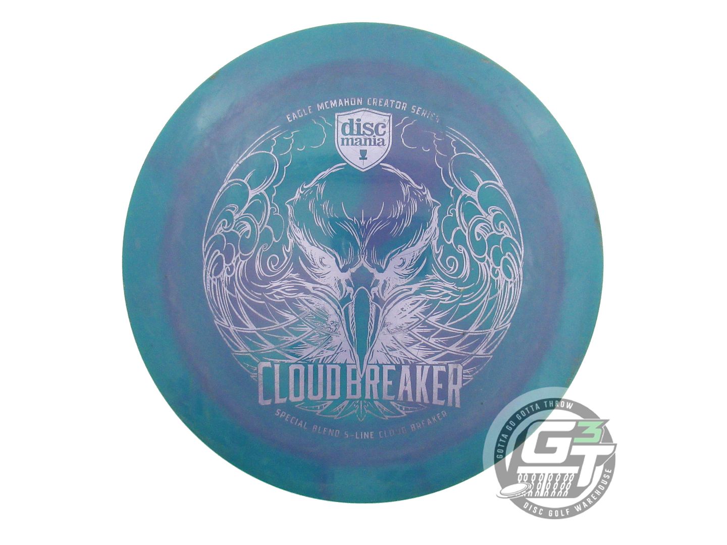 USED DiscMania S-Line Cloud Breaker 173g Green-Purple Lilac Foil Driver Disc