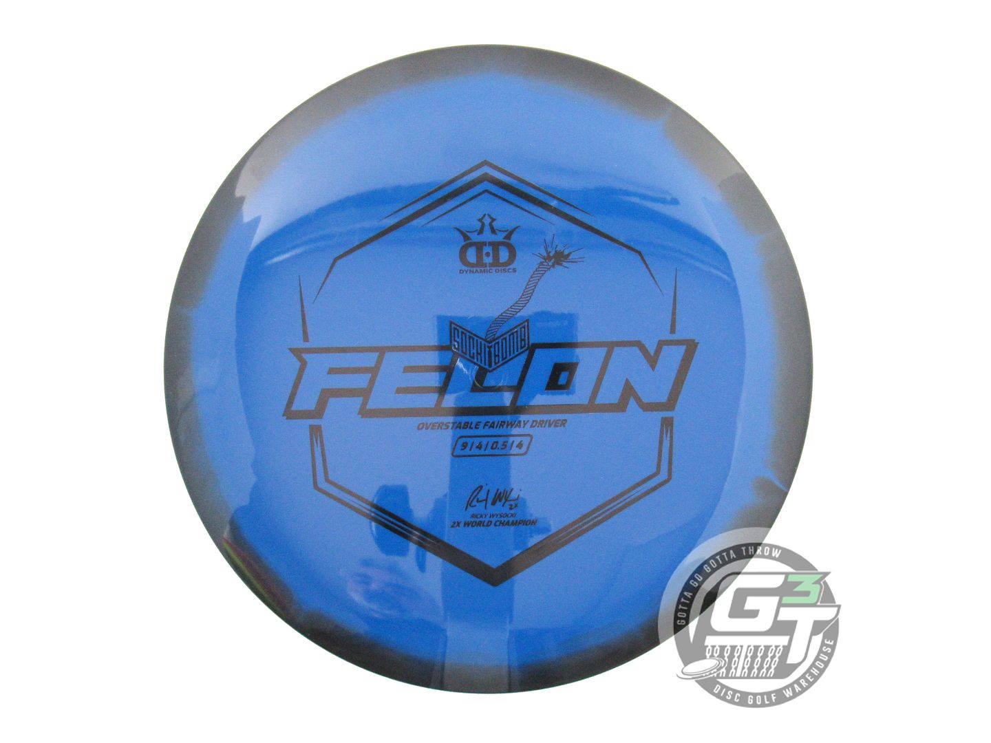 Dynamic Discs Limited Edition Ricky Wysocki Ignite Stamp V1 Supreme Orbit Sockibomb Felon Fairway Driver Golf Disc (Individually Listed)