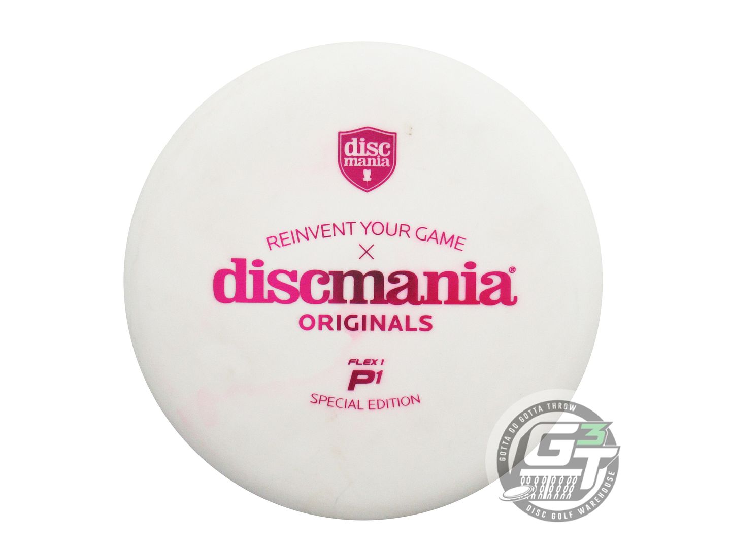 USED DiscMania [SE] D-Line Flex 1 P1 174g White Purple Foil Putter Golf Disc