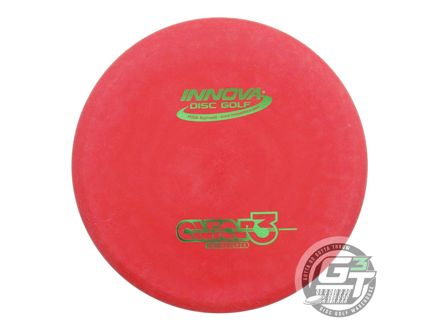 USED Innova DX Aviar3 171g Red Green Foil Putter Golf Disc