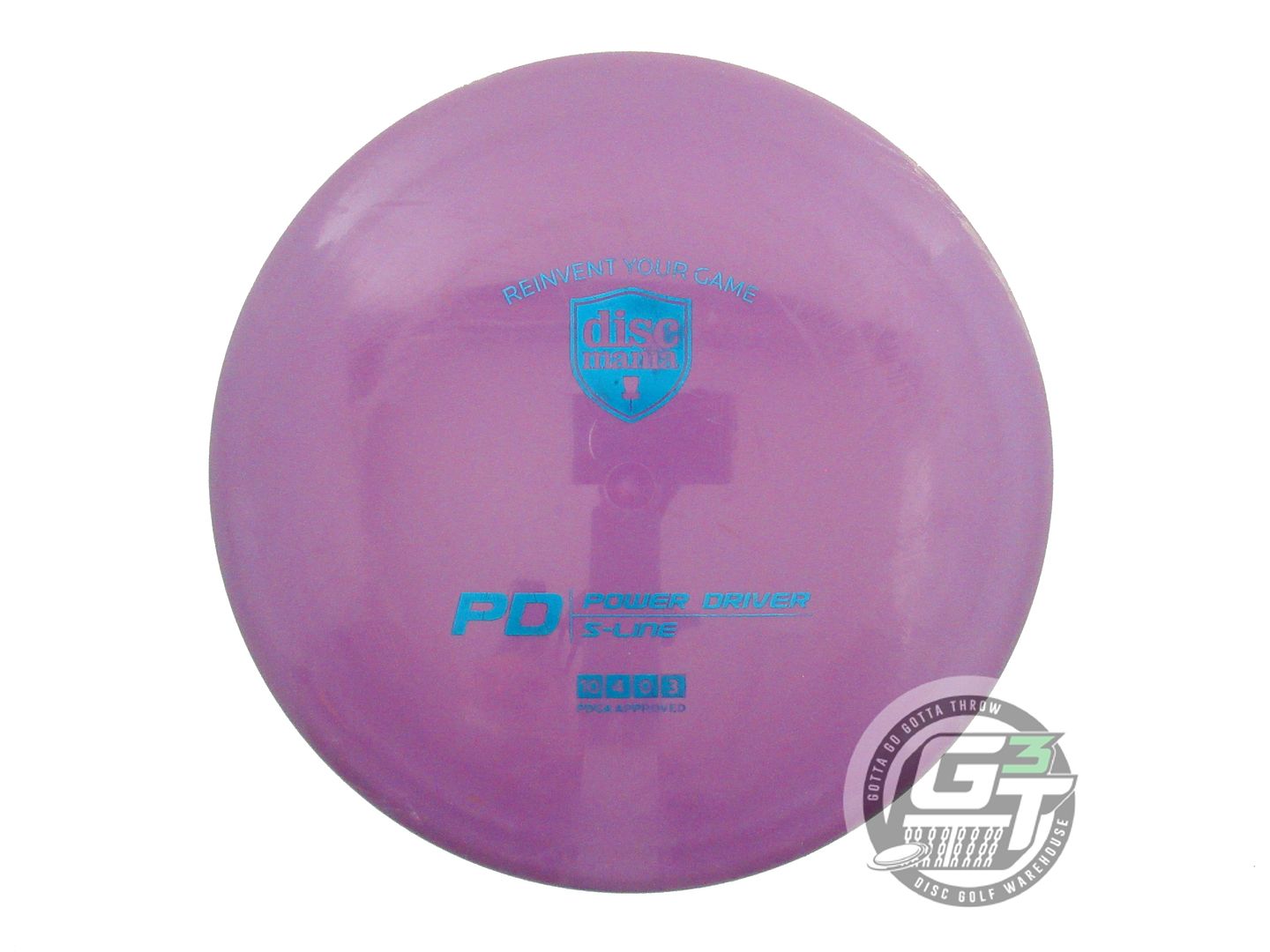 USED DiscMania S-Line PD 170g Purple Blue Foil Distance Driver Golf Disc