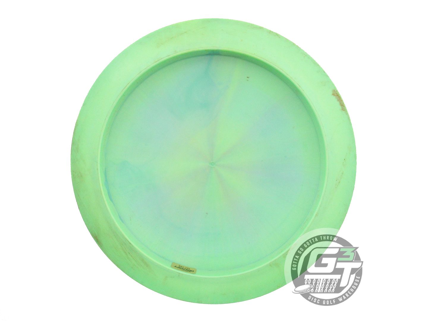 USED Discraft ESP Nuke OS 170g Lime Money Foil Distance Driver Golf Disc