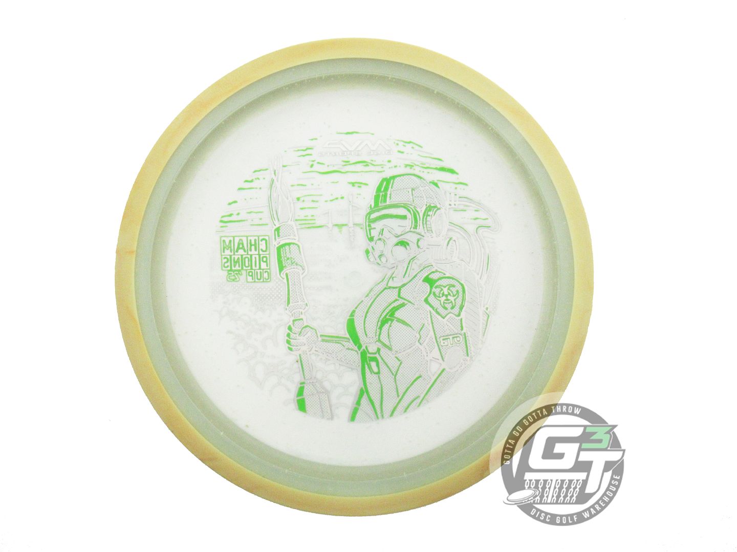 USED Axiom Discs [CHAMPIONS] Particle Glow Proton Virus 174g Clear Driver Disc