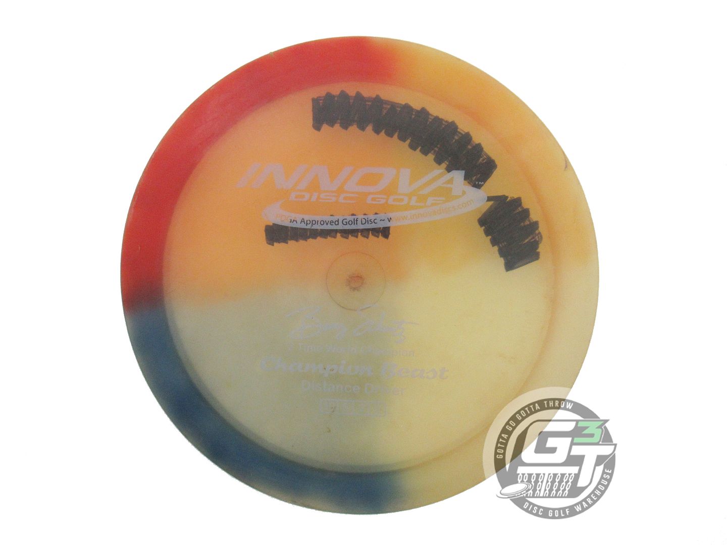 USED Innova I-DYE Champion Beast 169g Color Wheel Distance Driver Golf Disc