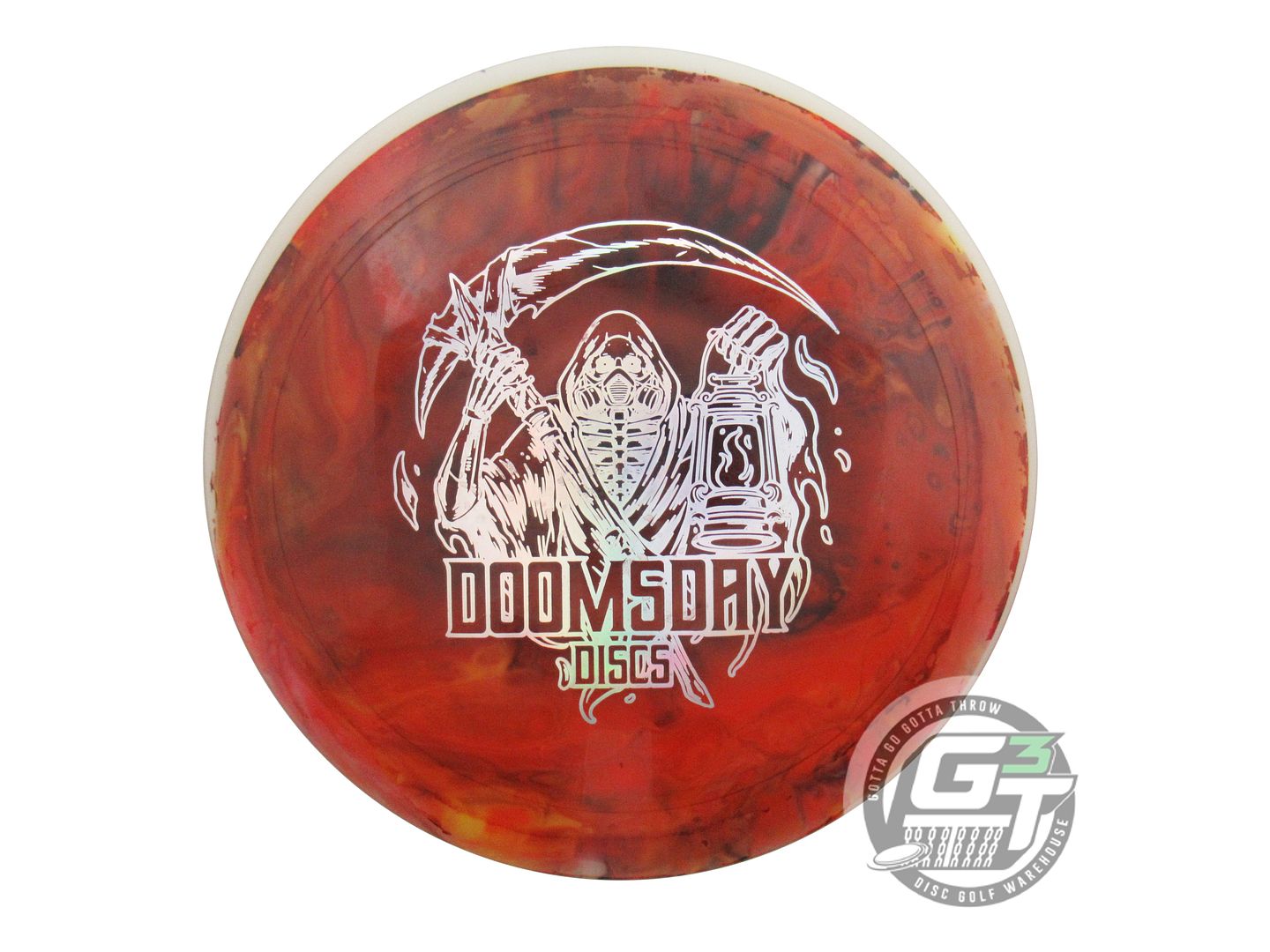 USED Doomsday Discs Isolation Dystopia 175g White HOME DYED Driver Disc