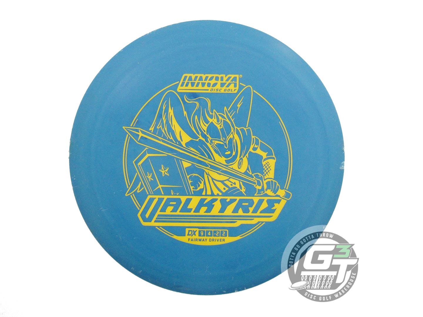 USED Innova DX Valkyrie 175g Blue Yellow Stamp Distance Driver Golf Disc