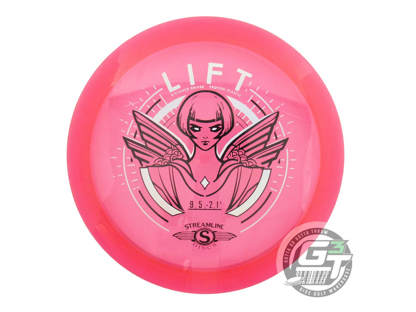 USED Streamline Discs Proton Lift 167g Pink Distance Driver Golf Disc