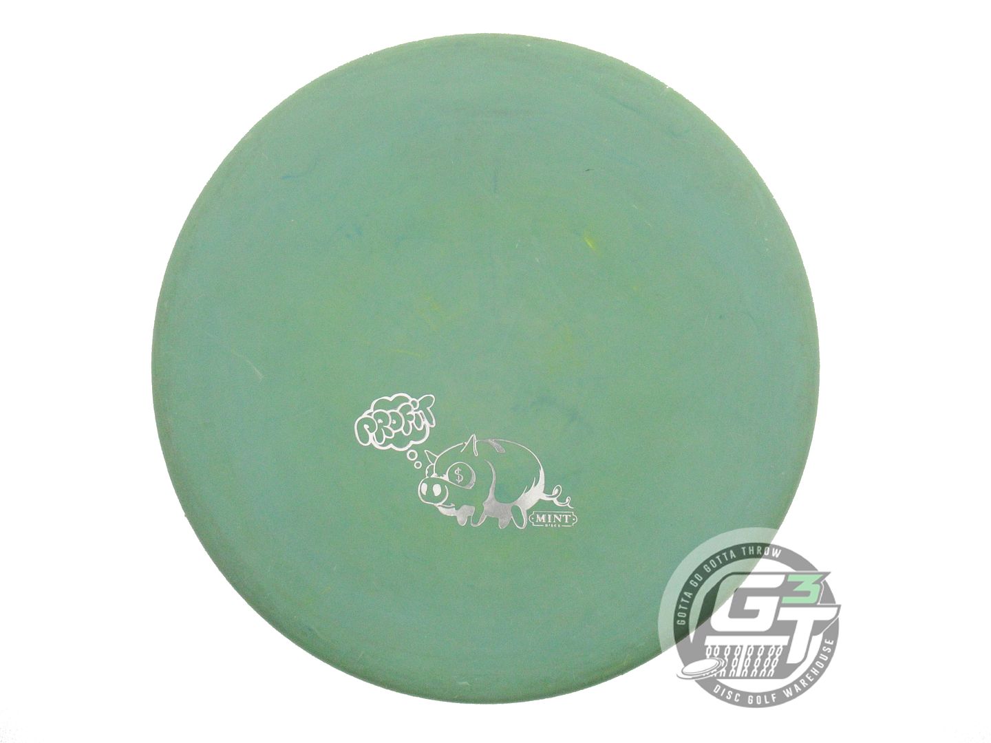 USED Mint Discs Royal Firm Profit 168g Green Silver Foil Putter Golf Disc