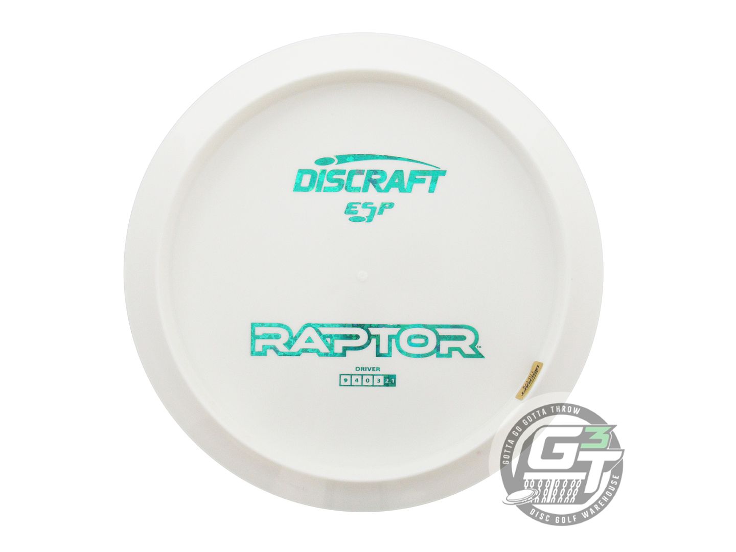 Discraft Dye Pack Bottom Stamp ESP Raptor Distance Driver Golf Disc (Individually Listed) - Gotta Go Gotta Throw