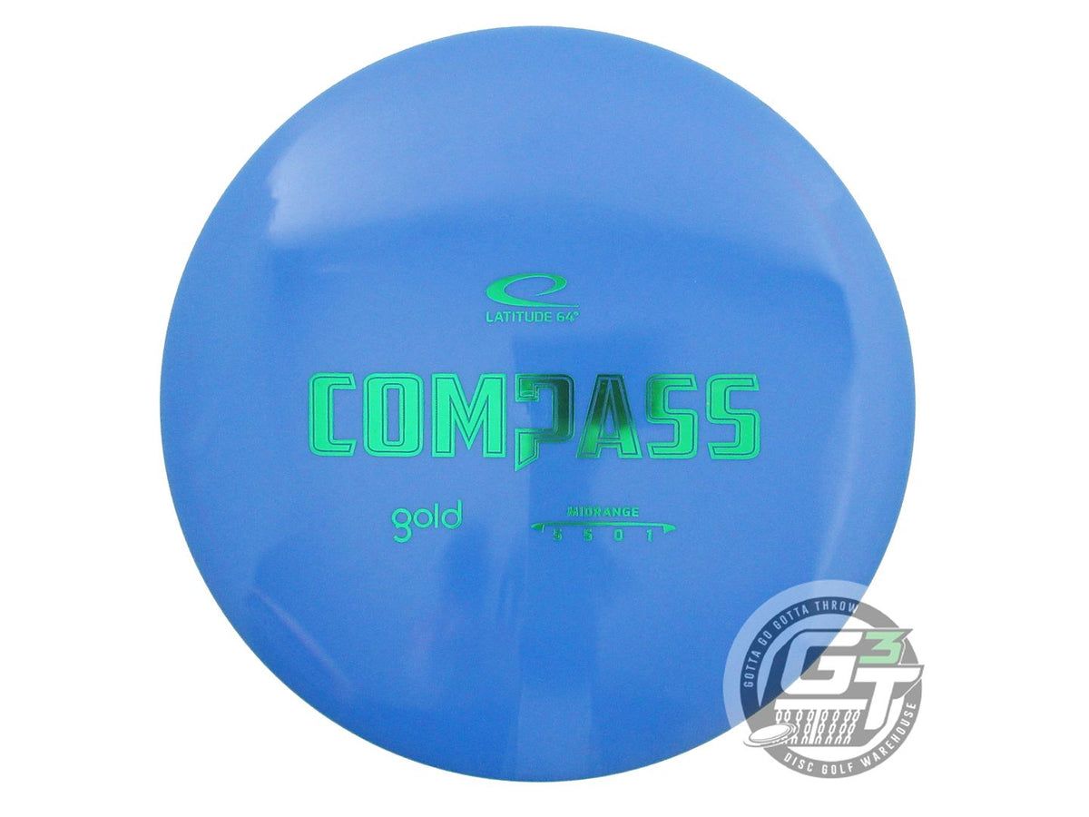 USED Latitude 64 Gold Compass 174g Blue Green Foil Midrange Golf Disc