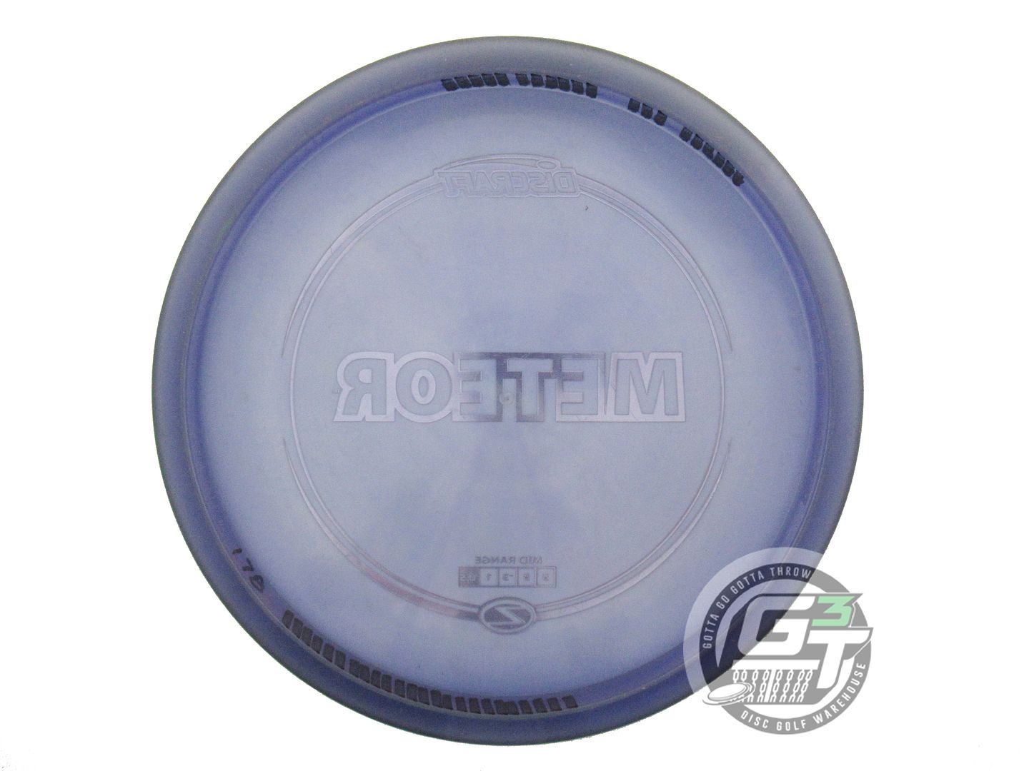 USED Discraft Z Meteor 178g Purple Oil Slick Foil Midrange Golf Disc