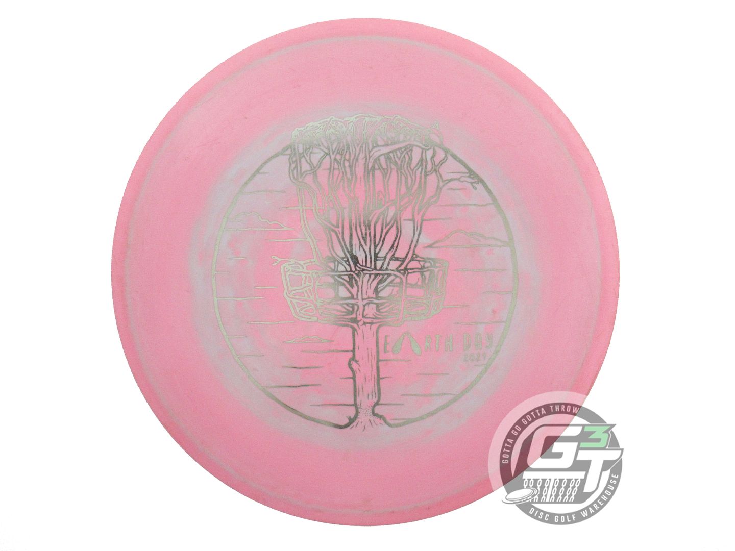USED Discraft [EARTH DAY] ESP Buzzz 179g Pink-Seafoam Midrange Golf Disc