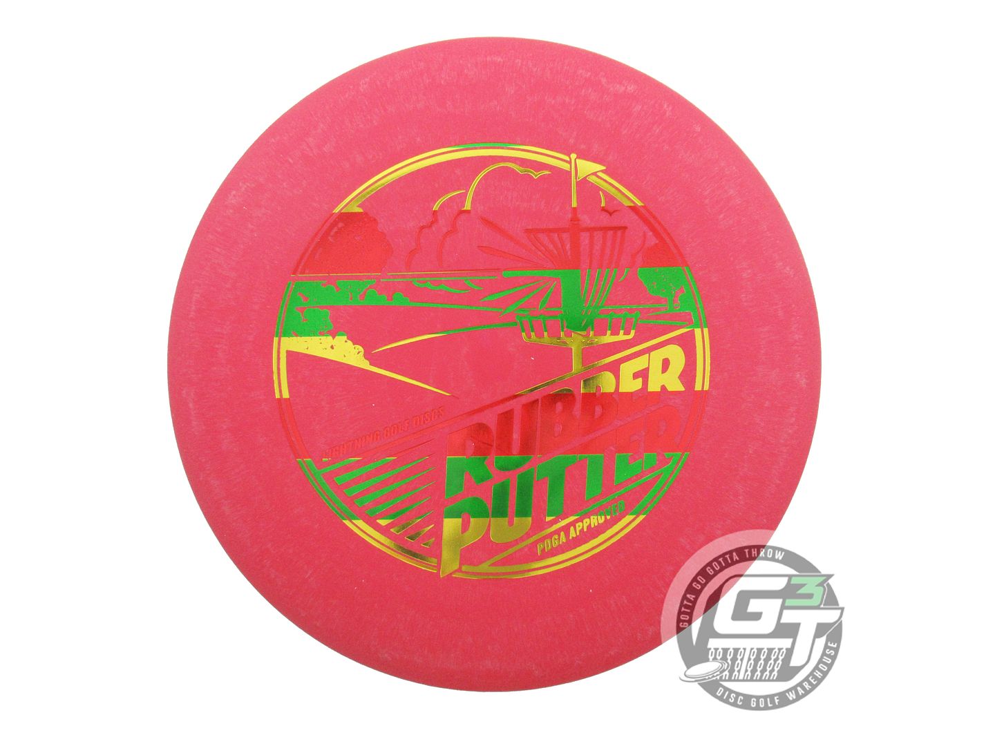 Lightning Standard Rubber Putter Golf Disc (Individually Listed)