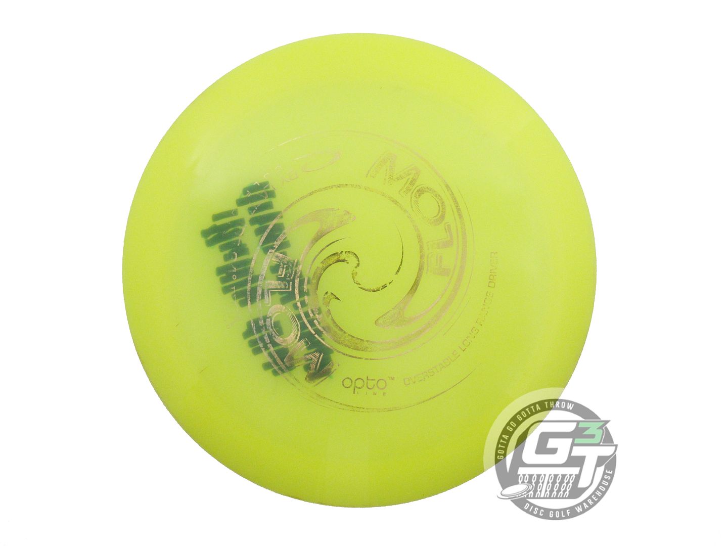 USED Latitude 64 Opto Flow 173g Yellow Gold Foil Distance Driver Golf Disc