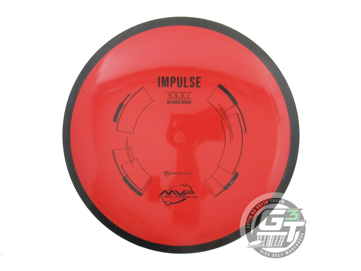 USED MVP Disc Sports Neutron Impulse 169g Red Distance Driver Golf Disc