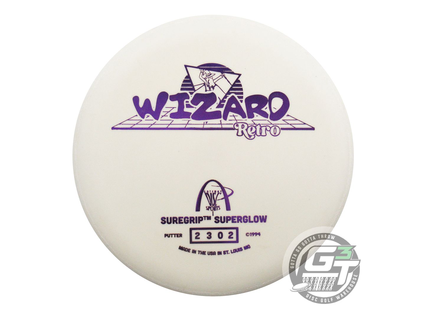 Gateway Super Glow Super Soft Retro Wizard Putter Golf Disc (Individually Listed)