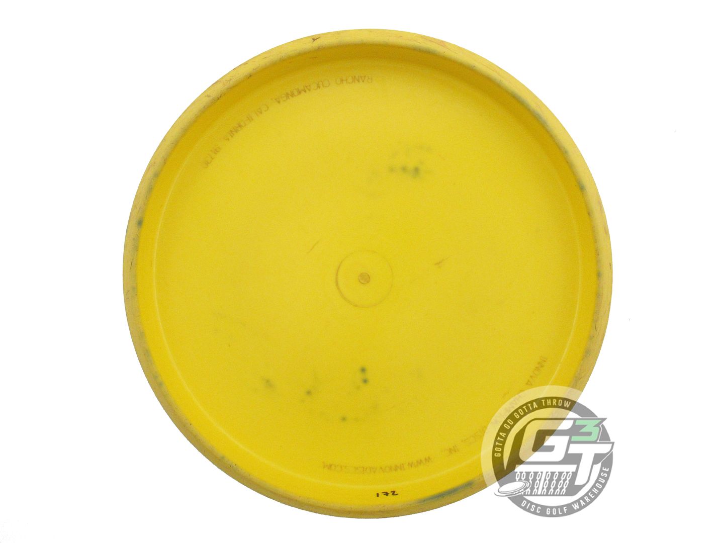 USED Innova Star Aviar3 172g Yellow Wiped Stamp Putter Golf Disc