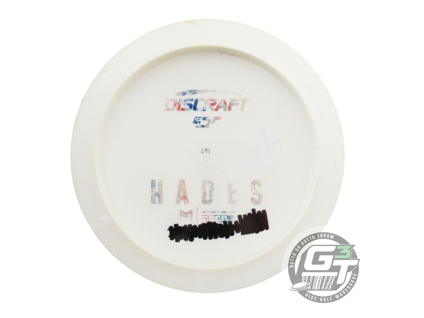 USED Discraft [McBETH] Backstamp ESP Hades 169g Flag Foil Driver Golf Disc