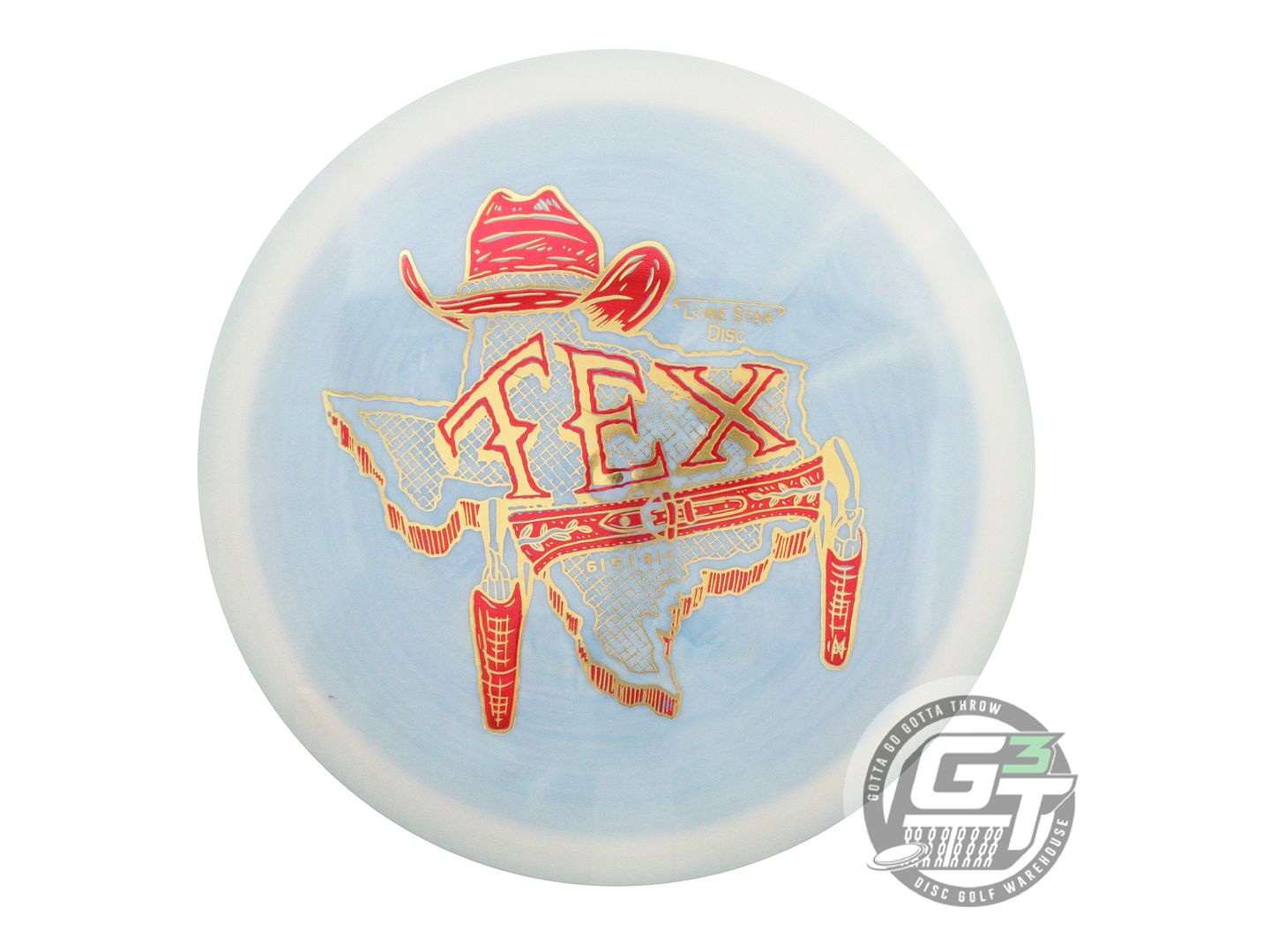 USED Lone Star [ARTIST] Alpha Tex 166g White-Blue Fairway Driver Golf Disc