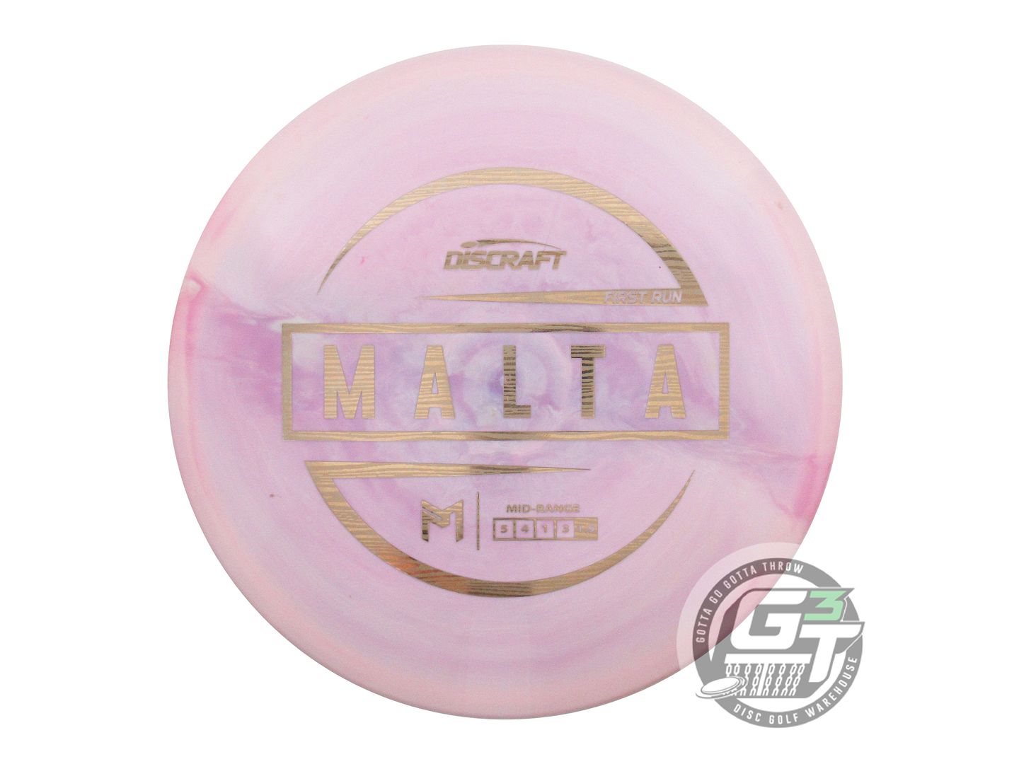 USED Discraft [McBETH] ESP Malta 168g Pink-Lilac Wood Grain Foil Midrange Disc