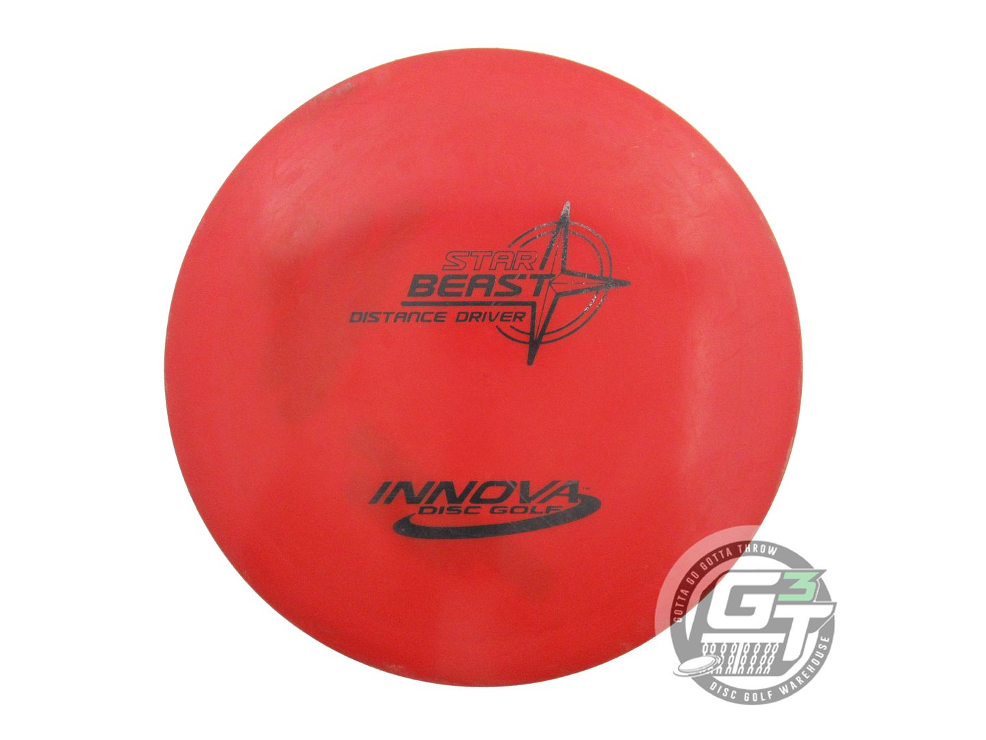 USED Innova Star Beast 170g Red Black Stamp PFN Distance Driver Golf Disc