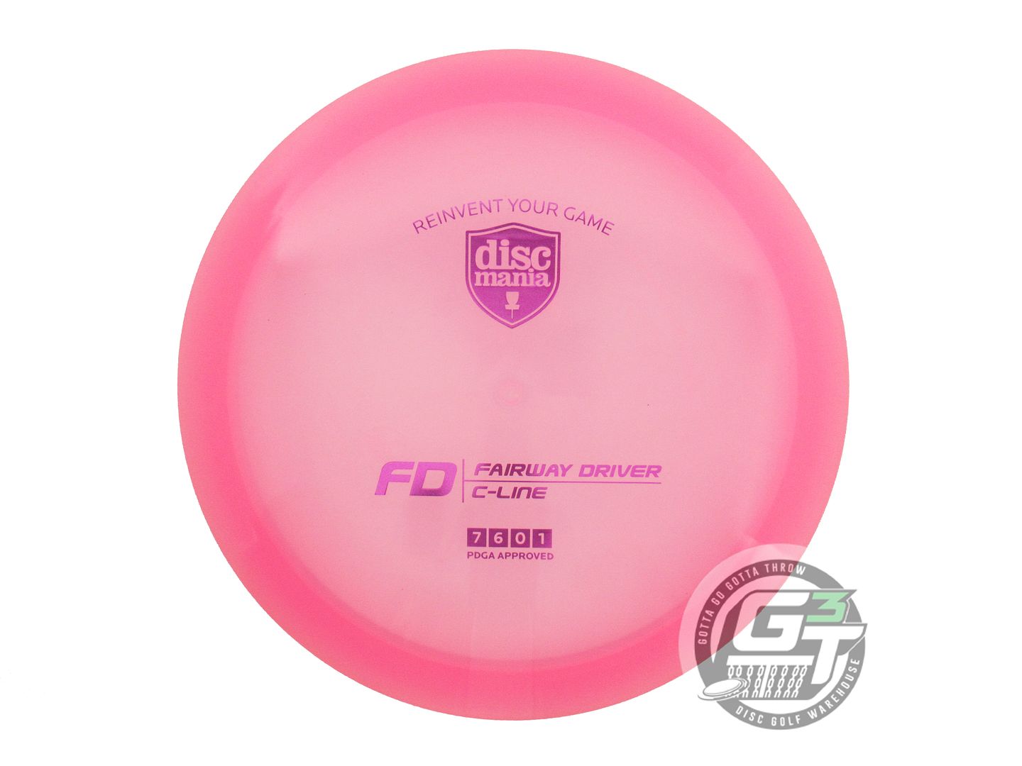 USED DiscMania C-Line FD 174g Pink Magenta Foil Fairway Driver Golf Disc
