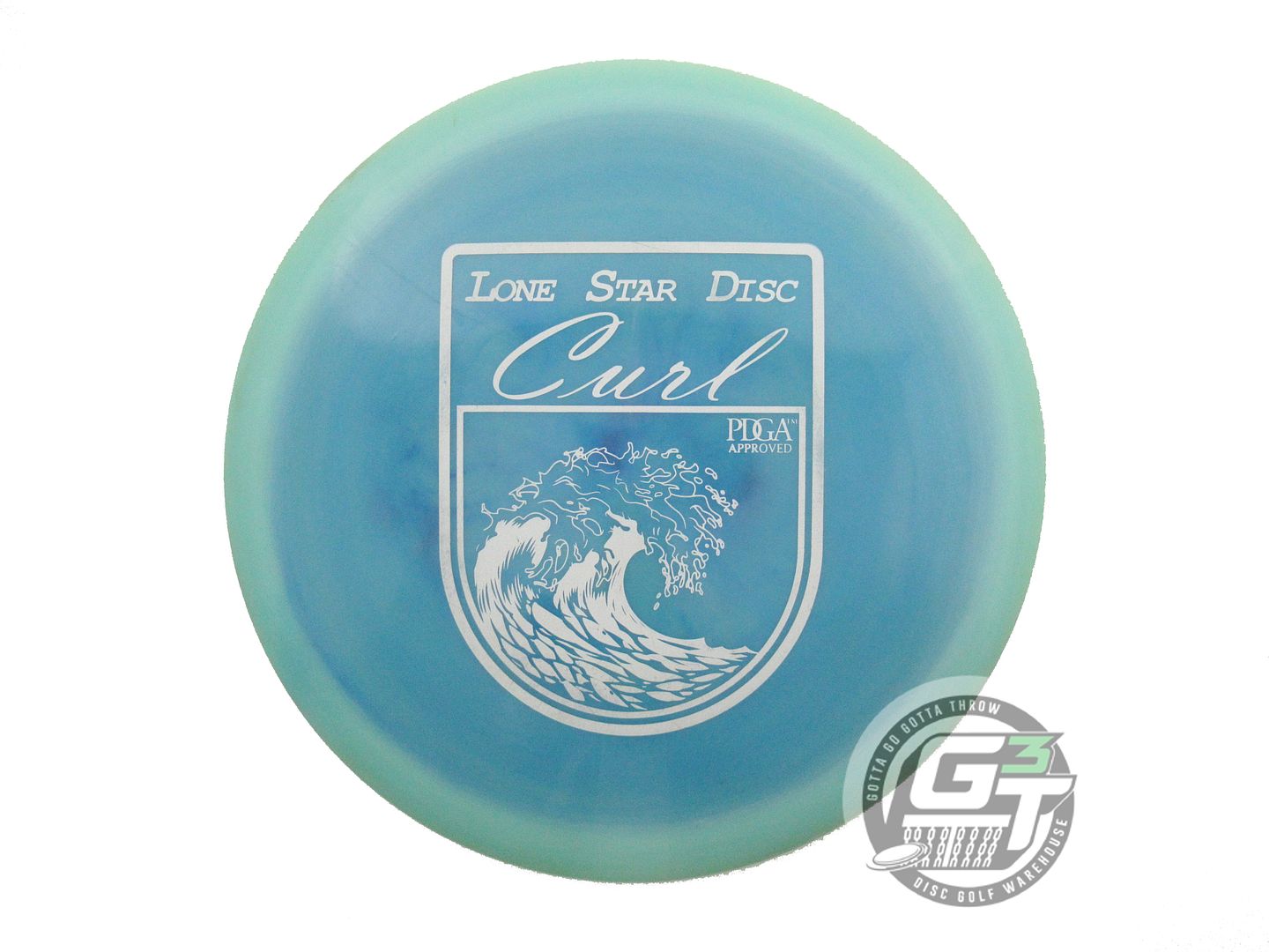 USED Lone Star WAVE Alpha Curl 174g Seafoam-Blue Distance Driver Golf Disc