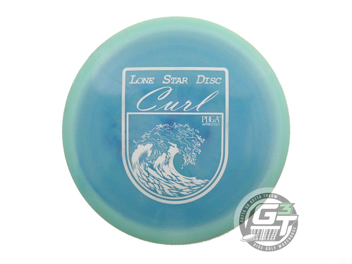 USED Lone Star WAVE Alpha Curl 174g Seafoam-Blue Distance Driver Golf Disc