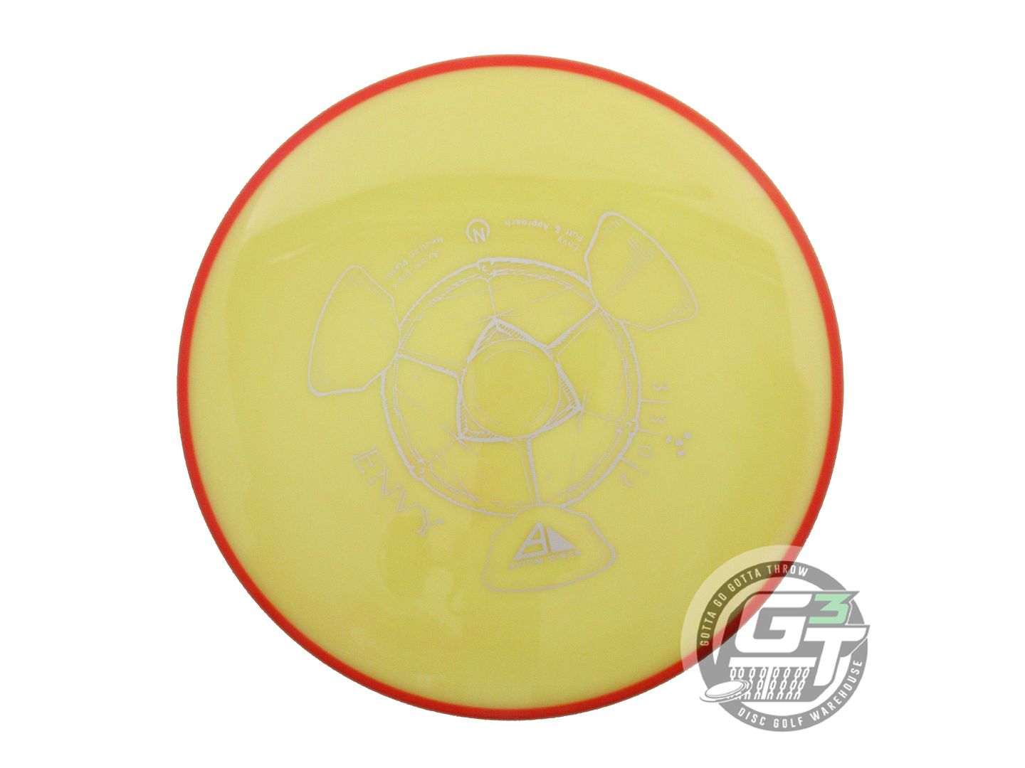 USED Axiom Discs Neutron Envy 171g Yellow Red Rim Putter Golf Disc