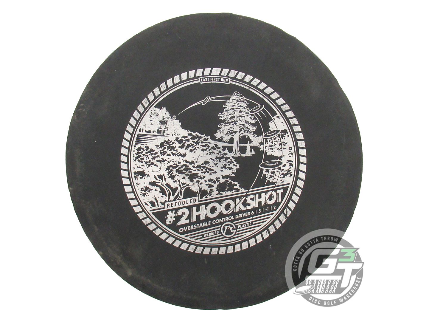 USED Lightning LAST FIRST RUN Warbird #2 Hookshot 168g Black Driver Golf Disc