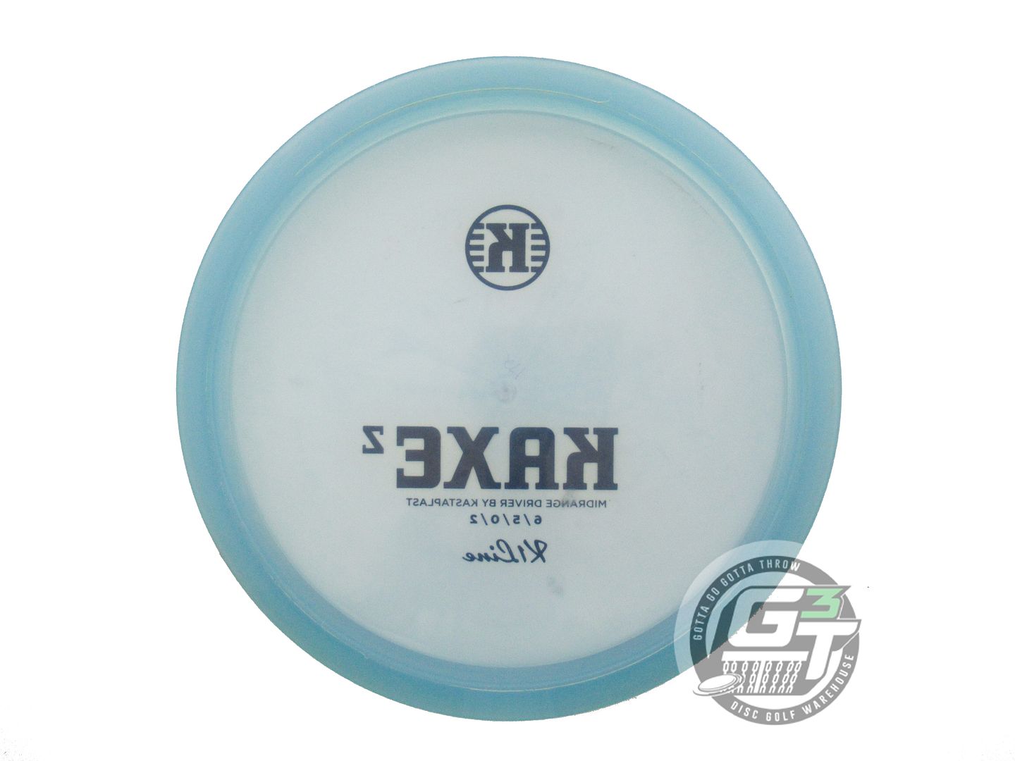 USED Kastaplast K1 Kaxe Z 172g Teal Black Stamp Midrange Golf Disc