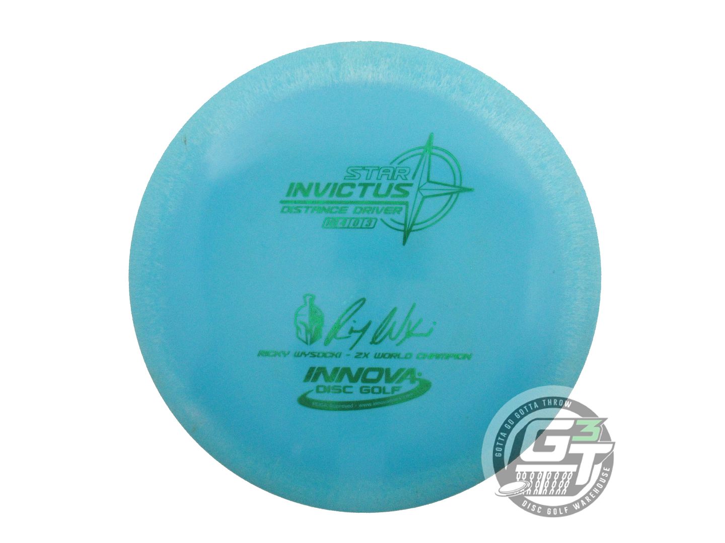 USED Innova [WYSOCKI] Star Invictus 169g Teal Green Foil Distance Driver Disc