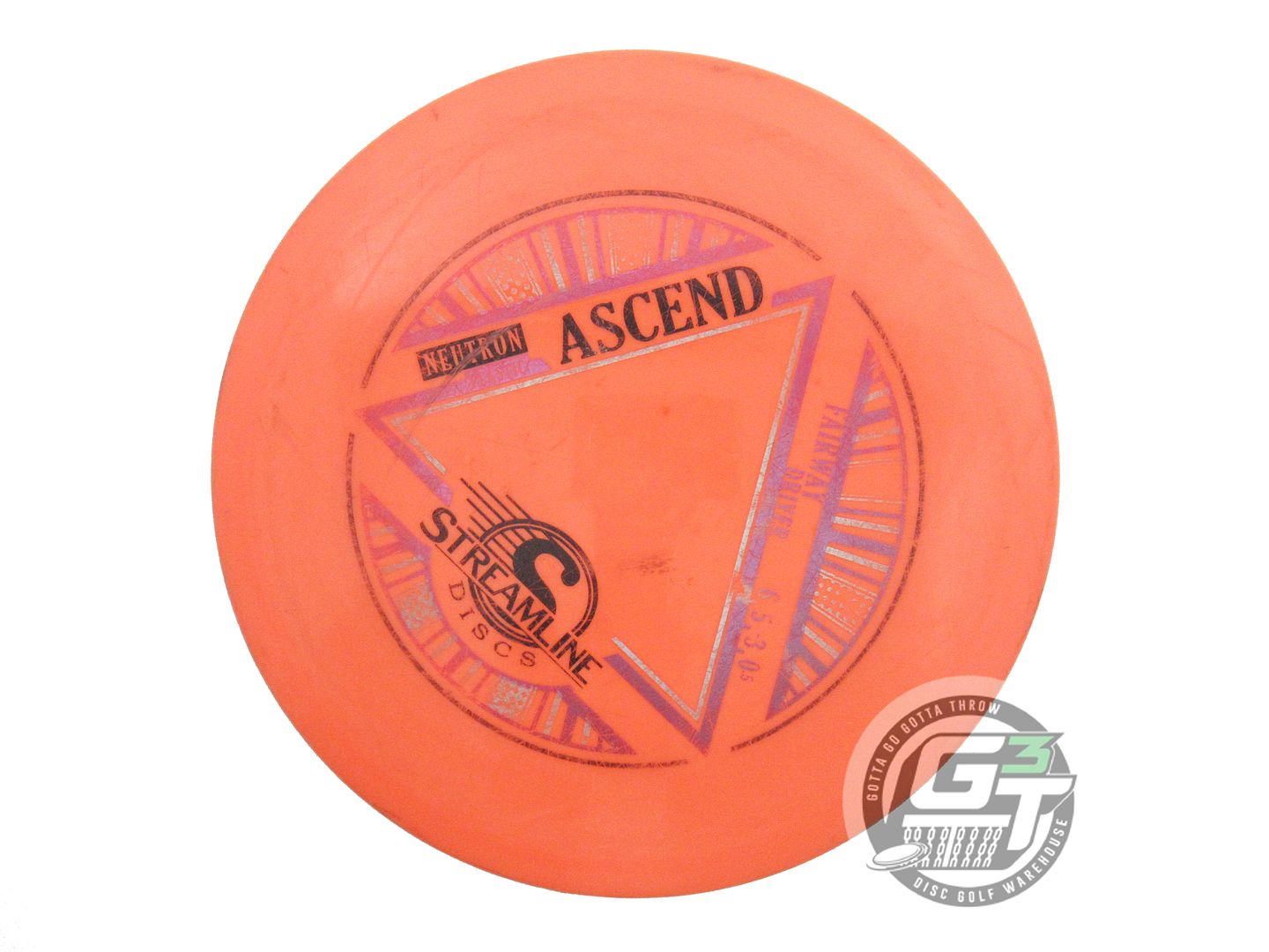 USED Streamline Discs Neutron Ascend 174g Orange Distance Driver Golf Disc