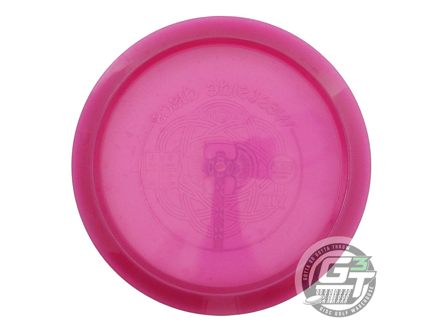 USED Westside Discs VIP Hatchet 173g Magenta Red Foil Fairway Driver Golf Disc