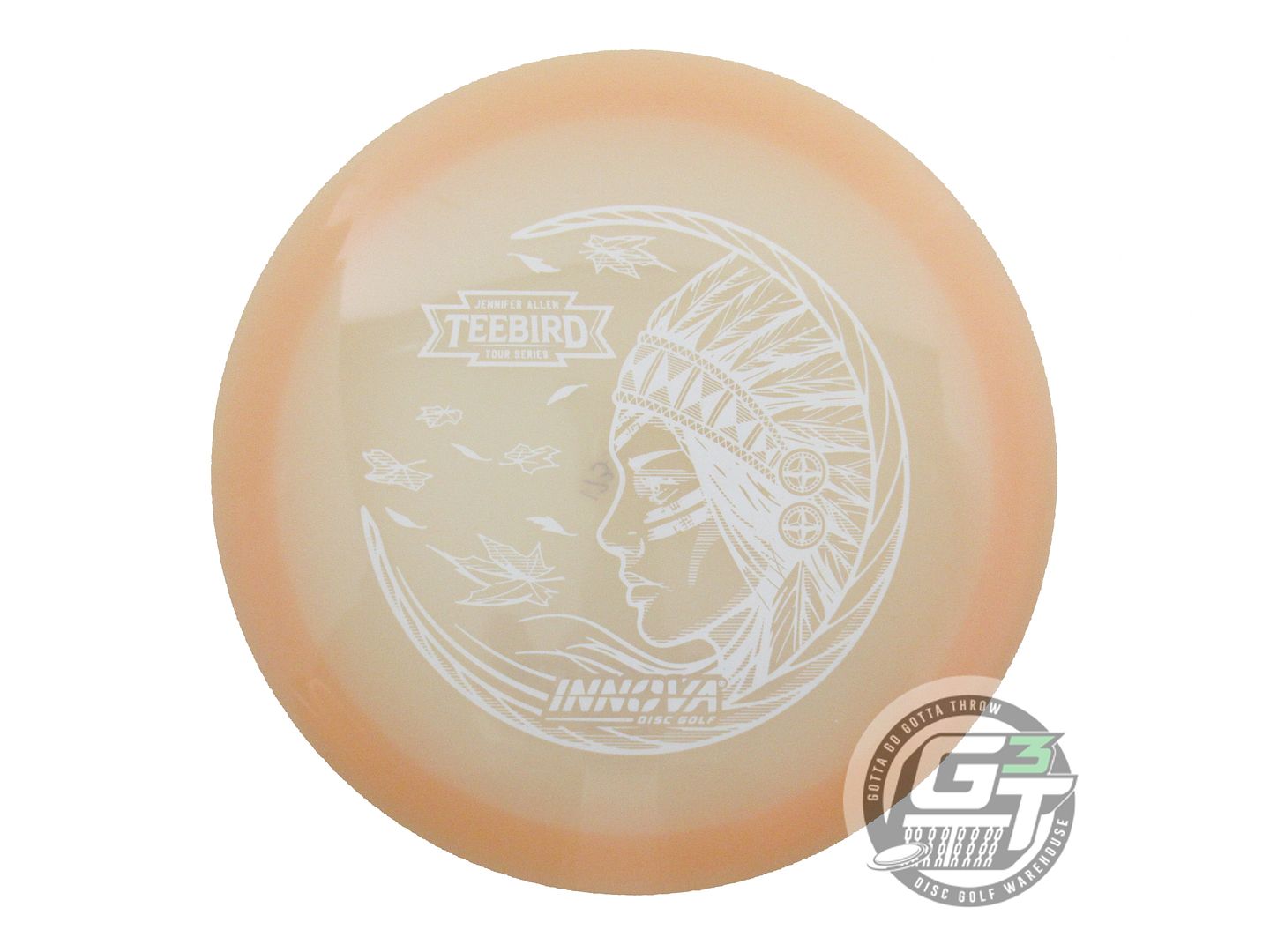 USED Innova [ALLEN] Glow Champion Teebird 173g Peach White Stamp Driver Disc