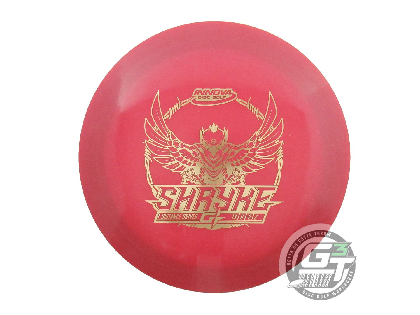 USED Innova GStar Shryke 170g Pink Gold Foil Distance Driver Golf Disc
