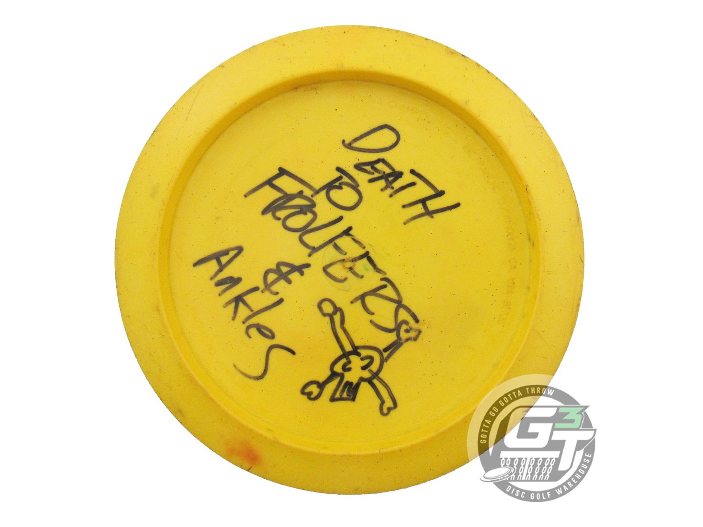USED Innova Star Wraith 169g Yellow Purple Foil PFN Distance Driver Golf Disc
