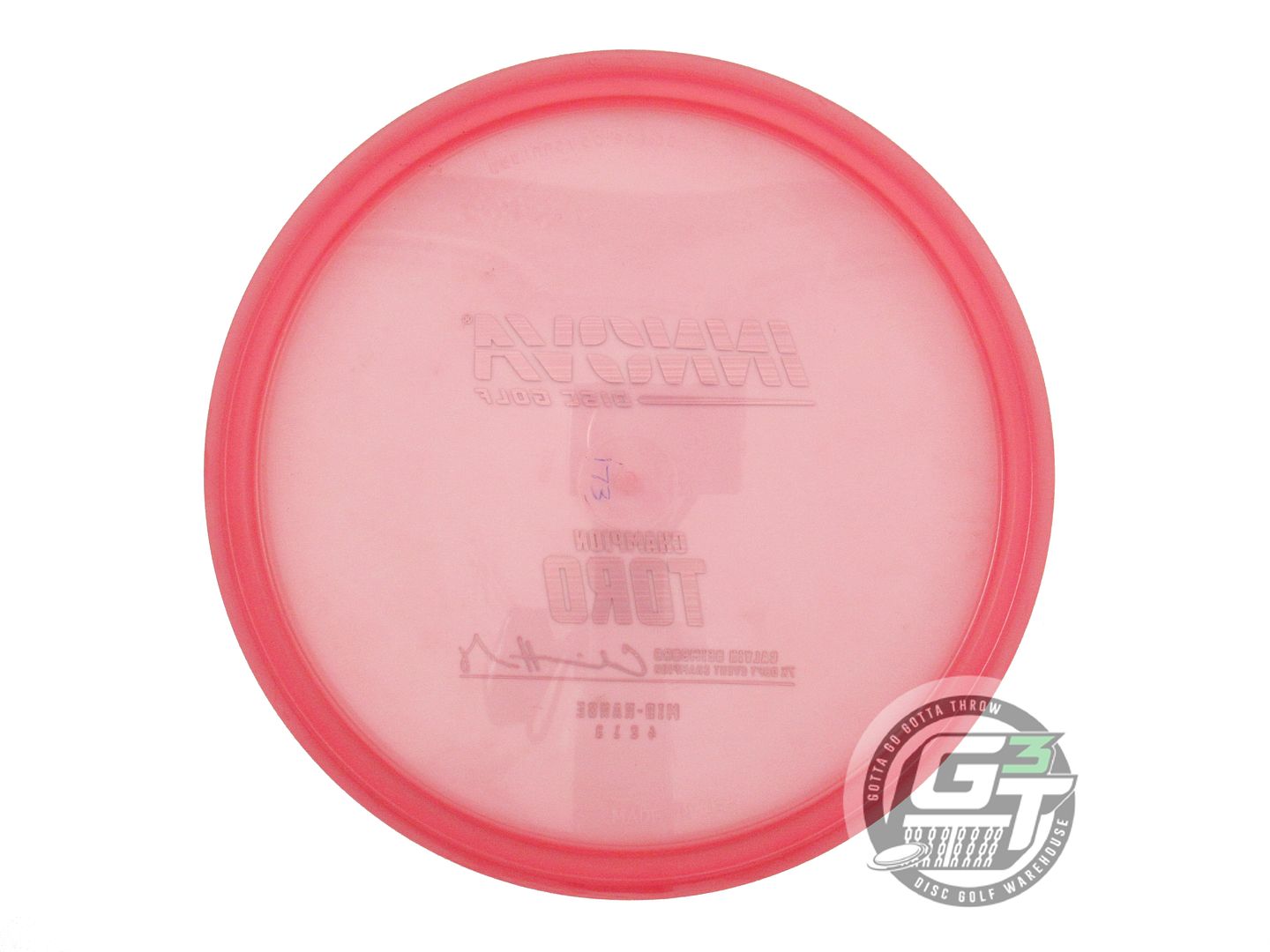 USED Innova [HEIMBURG] Champion Toro 173g Pink Gray Laser Foil Midrange Disc